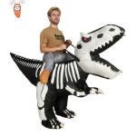 Tyrannosaurus Rex T&auml;ispuhutav Kost&uuml;&uuml;m Halloweeni Cosplay & Rollim&auml;nguks One Size black