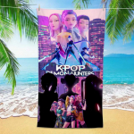 K-POP R&auml;tikud D-Demon-Hunters Mikrokiud Liivavastane Kiiresti Kuivav Vannir&auml;tik Parimad S&uuml;nnip&auml;evakingitused T&uuml;drukutele Naistele Ujumispeoks 100x200cm&1pc