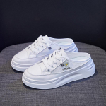 2024 Naiste Kingad 2024 Hingavad Mugavad Tossud Naiste V&otilde;rk Platvorm Paeltega Valged Kingad Naiste Libisemiskindlad Vabaaja Poolikud Sussid 35 roheline