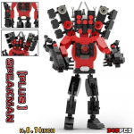 Moc Skibidi WC-figuurid Mudelplokid Titan Kaameramees K&otilde;larman Ehitusm&auml;nguasjad Pidu Halloweeni kaunistus Poistele Kingitused