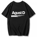 Uus KPOP Agust D tr&uuml;kiga T-s&auml;rk D-2 album Unisex T-s&auml;rk Yoongi s&auml;rk Teismeliste riided lahe 4XL