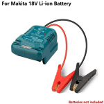 Autode h&uuml;ppekaablid Makita/Dewalt/Milwaukee 18V Li-ioonaku jaoks K&auml;ivitusadapter Automaatne booster-kaabel Auto s&uuml;&uuml;taja laadija