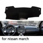 Nissan MARCH Micra K13 2010-2016 Parempoolse ja Vasakpoolse Rooliga Auto Armatuurlaua Katte Matt Varjund Padi Vaipkatte Lisatarvikud Red Edge