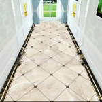 Esiku vaip Luksuslik Maroko lilleala vaip Hall Long Runner Aisle vaip koridori vaip pulmade kujundusega l&auml;bip&auml;&auml;su matt 40x60cm