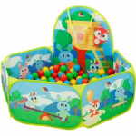 MOLTO pallibassein - 25 v&auml;rvilist palli - beebile - 2-aastane garantii sinine