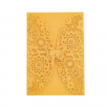 50 tk Lilleline 3D kutsekaart Dekoratiivne Euroopa stiilis L&auml;bil&otilde;ikega kutsekaardid L&auml;bil&otilde;ikega liblikas &otilde;nnitluskaart Pulmad