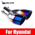 AX Exhaust Muffler Tip For Hyundai Tucson ix35 For Kia Sportage 2011- TailPipe Tailpipe Finisher End Trim Mufflers Tip blue A