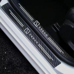 For ZEEKR 001 -2023 Carbon Fiber Door Threshold Sticker Auto Trunk Protective Strip Trunk sticker Accessories Car Trunk sticker