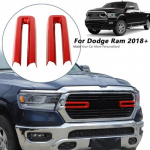 Front Grill erts Cover Trim Accessories For Dodge Ram 1500 2500 - Red