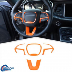 Full kit Steering Wheel Cover Trim Decor for Dodge Challenger Charger Durango