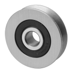 CNBTR Raudlaagriterasest Trossiratas U-soonega Rattalaager Rullik Laagriratas Koormustaluvus 512KG T&ouml;&ouml;stusseadmetele 12x50x13mm (ID 0,47 )