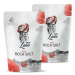 Lunn Looduslik Himaalaja Roosa Kivisool | Sendha Namak | Rikas mineraalide poolest | Ei sisalda GMO-d | Gluteenivaba | 1 kg kumbki | 2 tk pakis