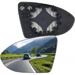 Driver Right Backing Plate Power Heated Side Mirror Glass for MK7, Driver side