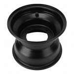 8-tollised 18X9.50 8 ATV veljed rummud K&otilde;rgtugevast metallist kardirattad golfik&auml;rudele Must Black 4-hole