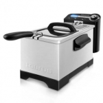 Friteuse professionnelle 3L Plus - TAURUS - 2100W - R&eacute;sistance immerg&eacute;e - Inox h&otilde;be