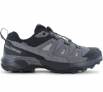 SALOMON X ULTRA 360 Nahk - GORE-TEX - Meeste Matkasaapad Trekkingusaad Hall 475714 ORIGINAAL EU 45 1/3 UK 10.5 hall v&auml;rv
