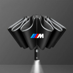 Auto LED-tulega Automaatselt kokkupandav Tuulekindel P&auml;ikesevari Vihmavari BMW M Power M3 X1 X3 X5 E36 E39 E46 E60 E90 F10 F20 F30 G20 G30 jaoks
