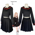 Tokyo Revengers Yuzuha Shiba Cosplay kost&uuml;&uuml;m-Takerlama Anime naiste kleit + parukas seelik &uuml;likond koolivorm XS