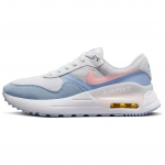 Nike Air Max System madala s&auml;&auml;rega vabaaja jooksutossud naistele Valge Sinine Roosa DM9538-106 38