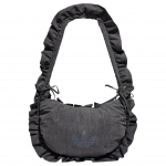 Adidas Originals Volangiga Detaili ja Pingutusn&ouml;&ouml;riga Rihmaga Twill Koguja Risti-keha Kott Suur Naiste kotid S&uuml;si-hall KX7014 Charcoal Gray