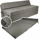 Matelas pliable - Noname - 200x120 cm - Gris - Confort moyen - 1 an de garantie hall