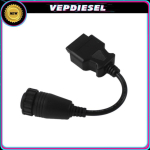 9993832 14-p Kaabel Volvo Ekskavaator Veoautole Vocom Diagnostika Adapter Pistik T&ouml;&ouml;riist Veoauto Tarvikud 1-aastase garantiiga black