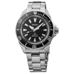 SEIKO Prospe Automaatne/Manuaalne Mehaaniline Liikumine Roostevabast Terasest Rihmaga Kell 41,7 mm Meeste Kellad SRPL13 Black Dial
