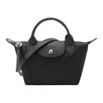Longchamp Le Pliage N&eacute;o 17 L&uuml;hikese k&auml;epidemega L&otilde;uendikott Mini Naiste k&auml;ekotid Must 1500598001 Black