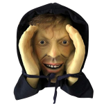 1 tk hirmutav piiluja halloweeni kaunistus kloun sise- ja v&auml;listingimustes akna riputatav mask &otilde;udne maja pidu hirmutamiseks 2025 One Size brown