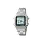 CASIO Meeste YOUTH Hall K&auml;ekell A178WA-1A A178WA-1A Silver Strap