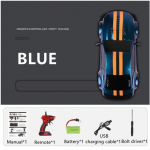 RC-auto 4WD 2,4G 30KM/H kiire driftiv&otilde;idus&otilde;idu raadio teel juhitav masin 1:14 kaugjuhtimispuldiga autom&auml;nguasja lastele Lastele kingitused must