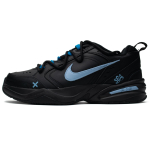 Nike Air Monarch 4 Deep Sea Slip Resistant Abrasion Resistant Low top Chunky Sneakers Unisex Black Blue 415445-001(Team98-) 36.5