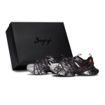 Adidas XLG RUNNER DELUXE Libisemisvastased Kulumiskindlad Madalad Jooksusaapad Unisex Must Punane H&otilde;bedane JQ2974(Team80-S-BOX) 43⅓ black