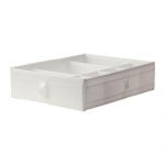 IKEA SKUBB Valge 90185594 Karp valgete vaheseintega, valge