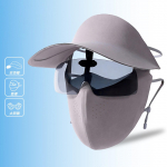 T&auml;isn&auml;oga p&auml;ikesekaitsemask naistele UV-kaitsega j&auml;&auml;siidist mask n&auml;ole kini p&auml;ikesem&uuml;ts integreeritud nokaga One size fits all