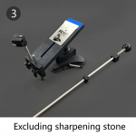 Noateritaja Ruixin Pro II t&auml;ielikult rauast terasest professionaalne peakokk noateritaja k&ouml;&ouml;gi terituss&uuml;steem fikseeritud nurgaga 4 viilikivi S