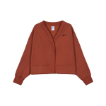 Nike Phoenix Fleece Vabaaja L&otilde;dvalt Kootud Kampsun Naiste Topid Tumeoranž FB8773-832 L brown