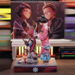 Demon Slayer 27cm GK Popart Akaza Koyuki Kuju Kirsipuu Stseen Skulptuur Lauaornament Kingitused Anime Kogutav Mudel M&auml;nguasjad