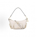 Michael Kors Merritt Logo T&otilde;mblukuga Sulgemine Reguleeritav &Otilde;larihm Nahast K&auml;ekott V&auml;ikesed Naiste K&auml;ekotid Valge 35R6G0WC1L-2171 Basic Set (Bag+Dust Bag)