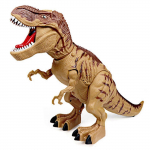 Tyrannosaurus T-rex K&auml;ivitatav Realistlike Helidega Patareitoitega Dinosaurus Laste M&auml;nguasi pruun