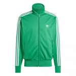 Adidas Originals Adicolor Classics Firebird Lahtine L&otilde;ikega T&otilde;mblukuga Kraega Triibuline Pikkade Varrukatega Jakk Meeste Jakid Roheline Valge JD0183 S