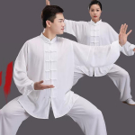 Kung Fu vormiriietus Traditsiooniline Hiina r&otilde;ivad Pikkade varrukatega Wushu TaiChi Meeste KungFu Vormiriietus Vormiriided Tai Chi Treeningriided XS