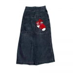Y2K Baggy Jeans Meestele Vintage Tikandiga Kvaliteetsed Teksad Hip Hop Gooti T&auml;navar&otilde;ivad Harajuku Meestele Naistele Vabaaja Laiade S&auml;&auml;rtega Teksad Uued S