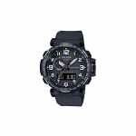 Casio PRO TREK Seeria-Ketas Dual Display Temperatuuri, R&otilde;hu ja K&otilde;rguse M&otilde;&otilde;tmine LED Valgus V&auml;litingimustes M&auml;gironimine P&auml;ikeseenergia Kvarts PRW-6600Y-1A9PR must