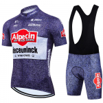 Alpecin Suvine Maanteejalgratta Varustus L&uuml;hikeste Varrukatega Kombinesoon Jalgrattakost&uuml;&uuml;m Meeskonna Versioon XS