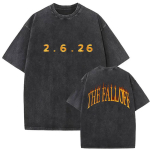 Piiratud uus album J Cole THE FALL OFF Vintage pestud T-s&auml;rgid Unisex Hip Hop Popmuusika f&auml;nnidele L&uuml;hikeste varrukatega T-s&auml;rk Streetwear S black