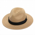 XL Suur Pea 63CM Suvine Rannakootud P&auml;ikesem&uuml;tsid Mehed Naised Suur Suurus Jazz UV UPF 50+ P&auml;ikesekaitse Reisi Panama Strohm&uuml;tsid Unisex M55-57cm khaki