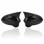 Seat Ibiza Mk4 6J tagapeegli kaanele Bright Piano Black View Case Protector Cap 2009 2017 ABS Plastic 2 tk FR Bat Style