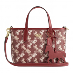 Coach City 15 Uusaasta kollektsioon Hobuseaasta Piiratud v&auml;ljaanne Klassikaline hobusevankri tr&uuml;kiga kott Naiste kotid Ruby CDD02-IMWGD Basic Set (Bag+Dust Bag)