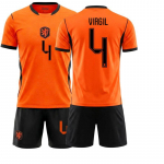 2026 Holland koduv&auml;ljak Nr. 4 Van Dijki s&auml;rk Depay oranž Nr. 21 De Jong USA-Mehhiko MM-i jalgpallis&auml;rk #16